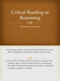 First of all, start with making an outline. Critical Reading As Reasoning Logic Philosophical Movements