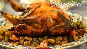 Chapon Farci Aux Raisins Et Armagnac