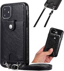 Amazon Com Iphone 11 Pro Max Crossbody Wallet Case Xrpow Iphone 11 Pro Max Cover Purse Clutch With Detacha Card Holder Wallet Clutch Wallet Crossbody Wallet