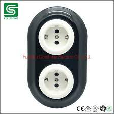 Turn the multimeter selector switch to 250 acv (alternating current voltage), touch the red wire lead to the. China Vintage Ceramic 2 Way Porcelain Light Socket Switch Wall Outlet Socket China Wall Socket Ceramic Socket