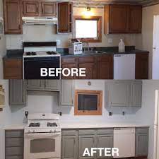 Rustoleum Cabinet Transformations Remodel Repaint Seaside Grey Before And Interior Design Kitchen Small Refacing Kitchen Cabinets Repainting Kitchen Cabinets