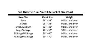 Full Throttle Adult Dual Sized Nylon Water Sports Vest