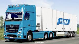 Ets2 Mod Mercedes Benz Actros Mp5 V1 3 Euro Truck Simulator 2 1 38 Youtube