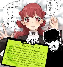 Three Kasumi facts in one (heavy spoilers)! : r/Persona5