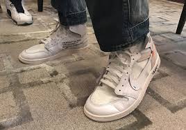 The nba fined mj for violating its uniform policy with peter moore's bold design, and a cultural icon was born. Off White Air Jordan 1 White Colorway 2018 Release Sneakernews Com