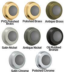 Brushed stainless, wall door stop (5) model# j 4540. 1 Inch Small Wall Bumper Doorware Com