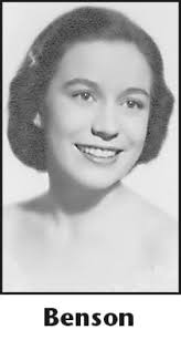 Search Geraldine Benson Obituaries and Funeral Services