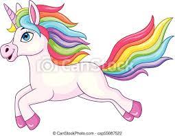 Download 4,887 rainbow unicorn head stock illustrations, vectors & clipart for free or amazingly low rates! Cartoon Rainbow Unicorn Isolated On White Background Canstock