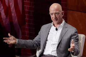 $ 195.8 bezos lost the title of wealthiest person in the world briefly in january, but has reclaimed it as amazon stock continues to climb, achieving a market valuation of $1.7 trillion. Jeff Bezos Is Stepping Back With Net Worth Near All Time High The Economic Times