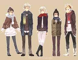 Winter clothes by paingu on deviantart. Winter Outfit Zerochan Anime Image Board