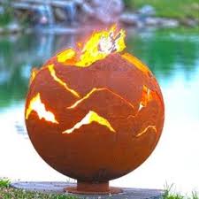 Free delivery over £40 to most of the uk ✓ great selection ✓ excellent complete your outdoor area with our stylish fire pits. Hand Crafted Southern Comfort 45 Fire Bowl By Firefly Design Llc Custommade Com