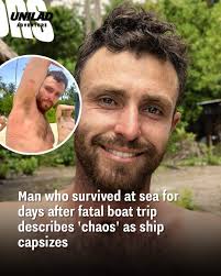 He was at the mercy of the sea 🤯