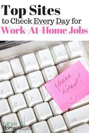 Best Places To Find Work At Home Jobs Daily Work At Home Success Work From Home Jobs Home Jobs Legitimate Work From Home