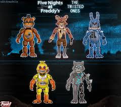 It is the second book in the trilogy and the sequel to five nights at freddy's: Fnaf The Twisted Ones Action Figures Fivenightsatfreddys
