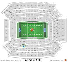 Where Exactly Is Section 243 Row 10 At Lucas Oil Stadium