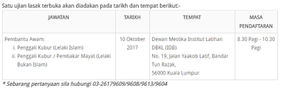 Besday bash anak anak mommies via nurmimy.blogspot.com. Temuduga Terbuka Di Dewan Bandaraya Kuala Lumpur Dbkl Oktober 2017 Jobcari Com Jawatan Kosong Terkini