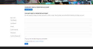 I do not have an epic games account. Link Your Frontier Account To Your Epic Games Account Frontier Support