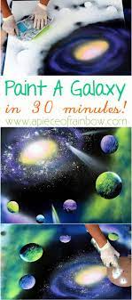 How To Spray Paint Art Planets Galaxy A Piece Of Rainbow Spray Paint Art Diy Painting Galaxy Painting