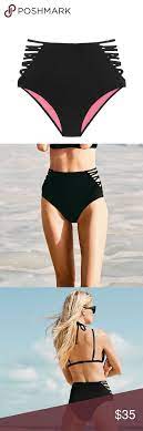 Victoria S Secret Pink Swim Strappy High Waist Victoria Secret Pink Swim Pink Swim Victoria Secret
