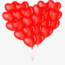 Red Love Balloon Red Heart Shaped Balloon Png And Psd Love Balloon Heart Clip Art Heart Shapes