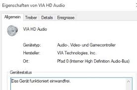 This is one such set of files that make sure the sound system of your computer is in order. Soundtreiber Via Audio Deck Hd Unter Windows 10