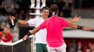 > rafael nadal 🎾🇪🇸#2️⃣ > roger federer 🎾🇨🇭#3️⃣ > current tournament: Roger Federer Rafael Nadal Africa Exhibition Big Three Narrative Sports Illustrated