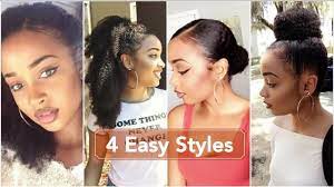 Warrior goddess natural hair updo. How To 4 Easy Summer Protective Styles For Kinky Curly Natural Hair Westindieray Youtube