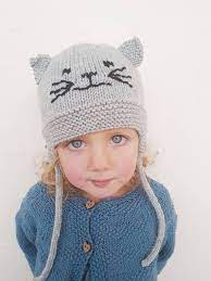 Cat Ears Hat Hat With Ears Child Cat Hathat With Cat Ears Etsy Cat Ears Hat Baby Hats Knitting Cat Beanie