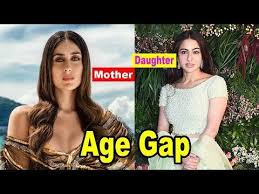 Kareena Kapoor And Sara Ali Khan Shocking Real Age Gap Sara Ali Khan Age Gap Youtube
