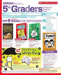 The September 2013 5th Graders Flyer Of The Scholastic Reading Club Reading Club Book Club Books The Book Club
