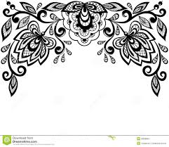 Black And White Floral Pattern Border Star Clipart Black And White Border Clipart Panda Free Clipart Black And White Drawing Lace Drawing Clip Art Borders