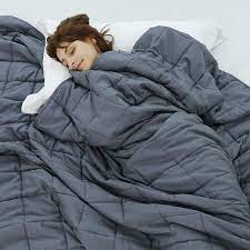 Weighted blankets are filled with plastic poly pellets, steel shot beads, and micro glass beads. Weighted Idea Cooling Weighted Blanket 15 Lbs 48 X78
