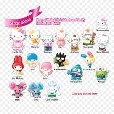 If you own this content, please let us contact. Characters Many Of Hello Kitty S Friends And Family Hd Png Download Vhv