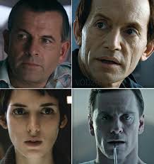 What do the initials of Alien series actors have in common?