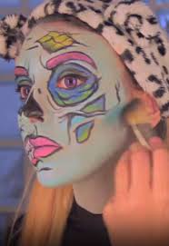 Zombie art pinup #136 : Disfraz Y Maquillaje Pop Art Zombie Para Halloween