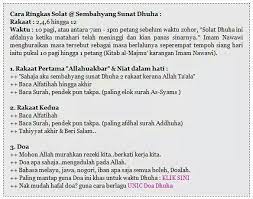 Solat Dhuha Sembahyang Kutipan Pendidikan Kekuatan Doa