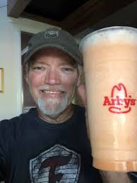 Well, the last Arby's Orange Cream Shake of the year. The machine ran out  of mix