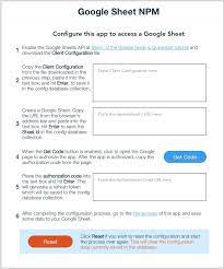 Example Google Sheets Npm Velo By Wix Google Sheets Wix Wix Editor