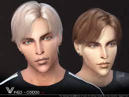 The Sims Resource Wings Os1006 Hair Sims 4 Hairs Sims 4 Hair Male Sims Hair Mens Hairstyles