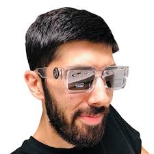 Las mejores ofertas en Gafas de sol de plata de plástico de Plata para  Hombres