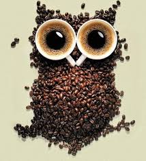 Coffee Owl Kaffeesuchtiger Kaffee Liebe Kaffeekunst