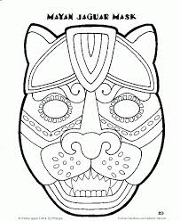 Great for a variety of activities, you can use them to reinforce fine motor skills, as inspiration for independent writing, or just for fun! Best Photos Of Mexican Mayan Mask Coloring Page Mayan Mask Coloring Home