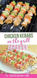 Easy Chicken Kebab Recipe A Duck S Oven Recipe Easy Chicken Kebab Recipe Chicken Kebab Recipe Recipes