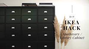 Kate and laurel apothecary wood desk drawer set, 9 drawers, rustic brown. Diy Ikea Hack A Modern Library Card Catalog Using Kallax Shelves The Savvy Heart Interior Design Decor And Diy