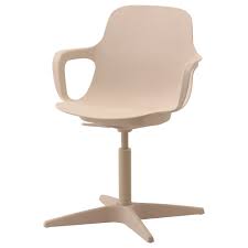 Odger Skrivbordsstol Vit Beige Ikea Swivel Chair Ikea Chair