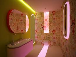 A wall shelf, a hanging net bag, or a cabinet for storage are fun ideas that decorate modern kids' bathrooms. Lovely Bathroom Ideas For Your Kids Top Dreamer