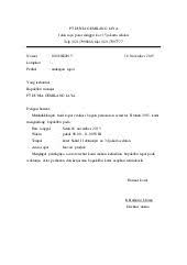 Contoh Surat Undangan Rapat Berbentuk Block Style Undangan Buku Tulis Surat