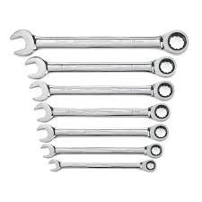 Gearwrench Metric Combination Ratcheting Wrench Set 7 Piece Ratcheting Wrench Set Metric Wrench Set Wrench Set