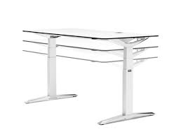 Ich suche schreibtisch oder auch untergestell elektrisch höhenverstellbar, gebraucht oder aus. Move Hohenverstellbarer Schreibtisch Fusse Und Untergestell Anthrazit Grosse B 135 X T 80 Cm Saule Schwarz Tischplatte Weiss