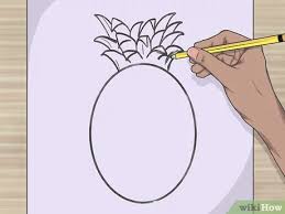Es gibt so viele eigenschaften, die beachtet werden müssen. Eine Ananas Zeichnen 9 Schritte Mit Bildern Wikihow